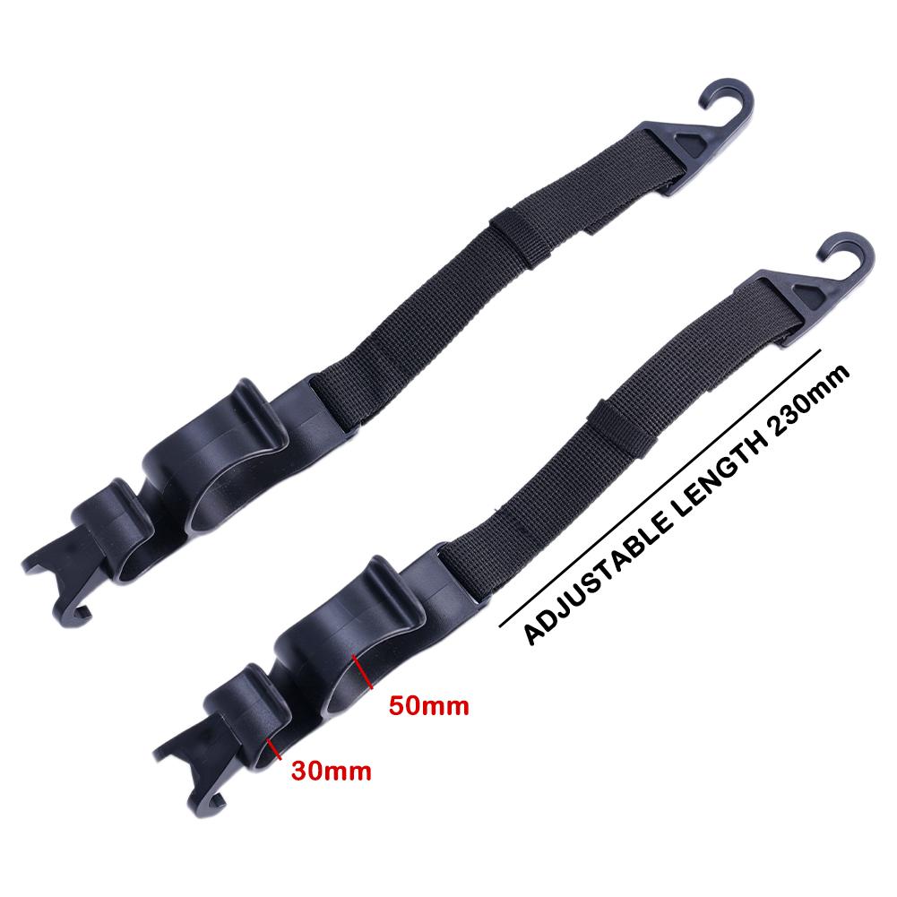 2pcs Back Seat Hook Car Trunk Storage Hook For Bag Umbrella Fishing Rod Holder Universal Seat Back Organizer Bracket