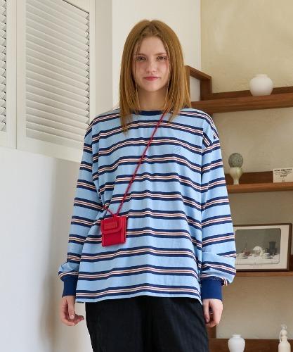 Mad Pink Multi Stripe Symbol T Blue Blue/Free