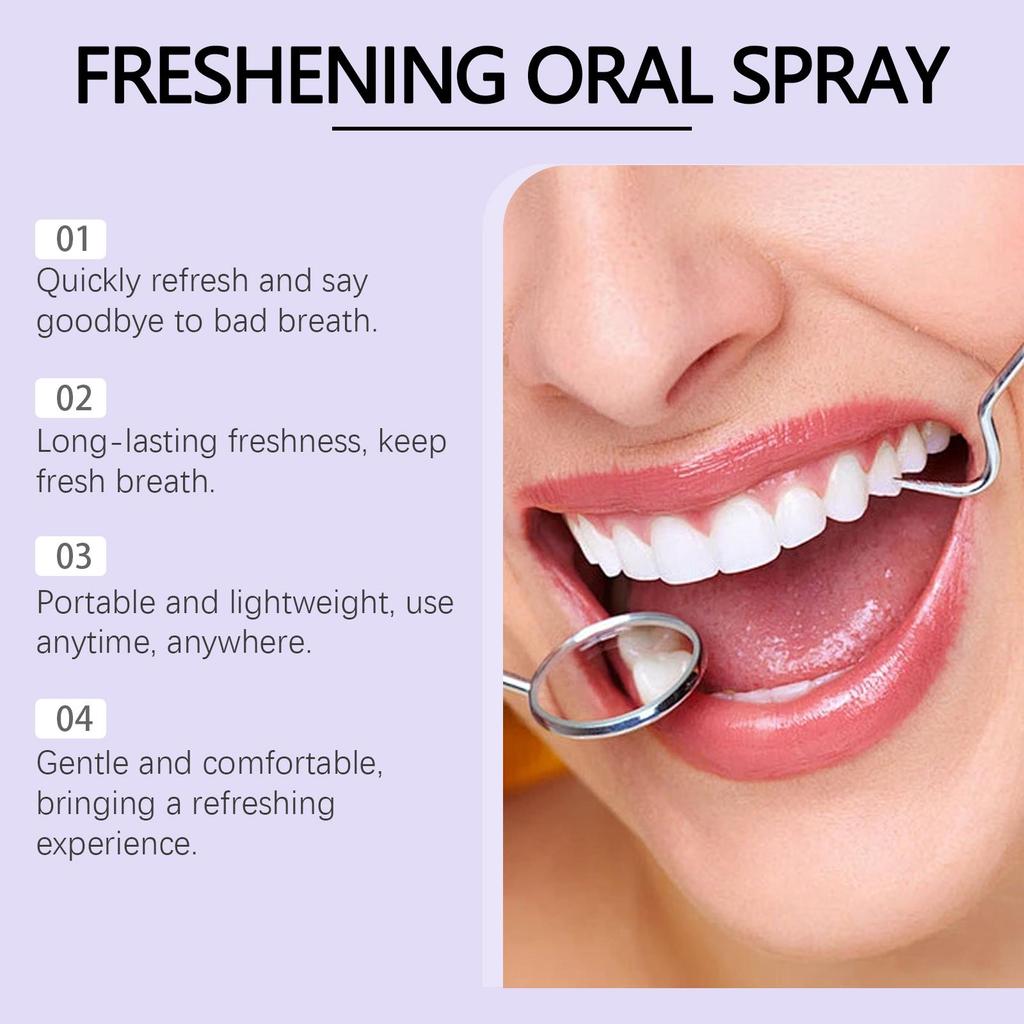 Oralhoe Fresh Mouth Spray Fresh, refreshing and long-lasting portable and convenient to reduce oral odor cleaning