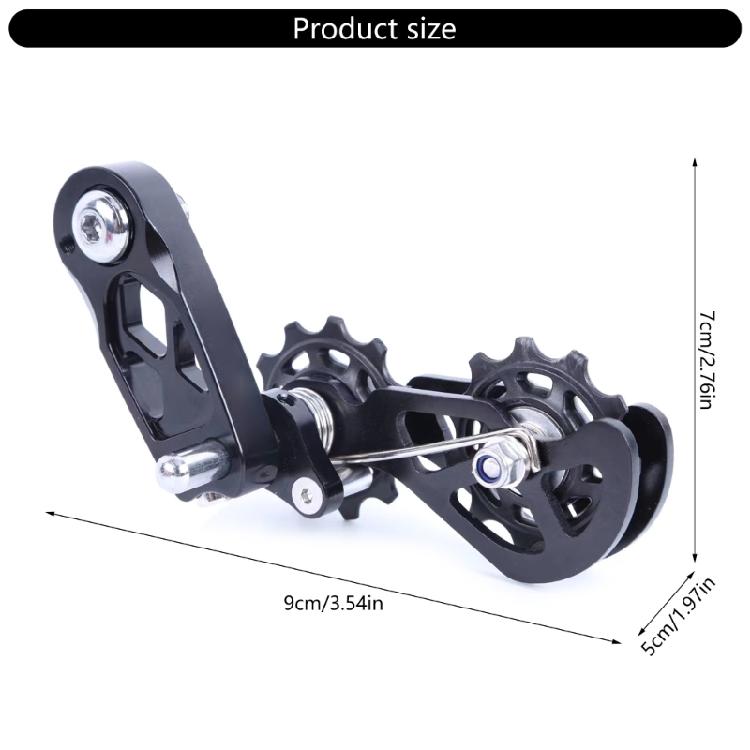 Bicycles Chain Tensioner, Bicycles Chain Guide Bike Protector, Aluminum Alloy Bicycles Single Speed Adjuster Converter