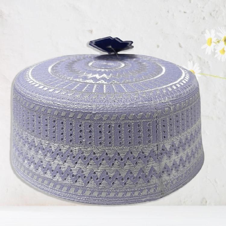 Turban Caps for Men Breathable Cotton Kufi Hat Round Arabia Hat Islamic Skull Hat