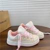 Sweetheart Powder Student Original Color Matching Niche Bread Shoes Women's 2025 Spring New Versatile Casual Sports Board Shoes Tide