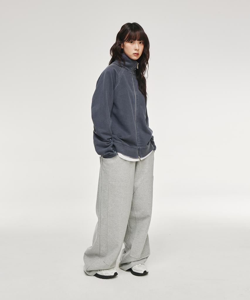 SIGNATURE Double Knee Training Pants [Melange Grey]