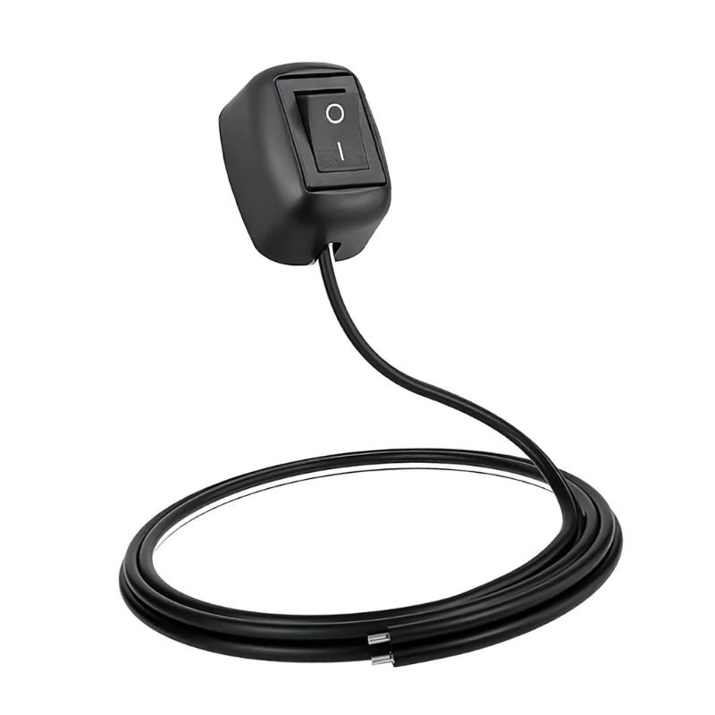 Automotive Toggle Switches Paste Type For Fog Lights Drive Lights With 60/100/200cm Cable 12V Operation