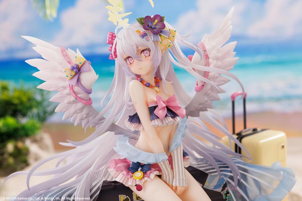 Elegant Blue Archive Azusa Height 190mm halo and ABS scale painted finished figure -Blue Archive- (swimsuit) approx. (including pedestal) PVC, 1/7