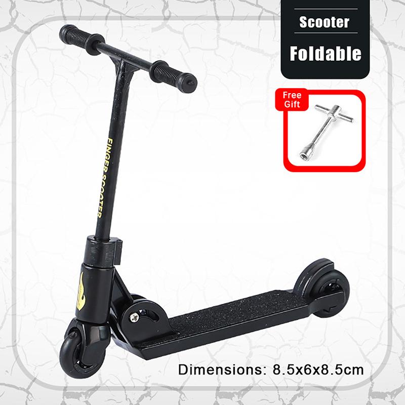 Kids Creative Finger Scooter Kick Scooter Finger BMX Foldable T-type Finger Scooter With Brake Educational Toys