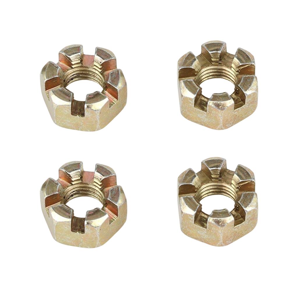 4 szt. Precyzyjnie dopasowana nakrętka tylnej osi do buggy Wzmocniona konstrukcja gwintu Odporność na wibracje Zastosowanie w każdym terenie