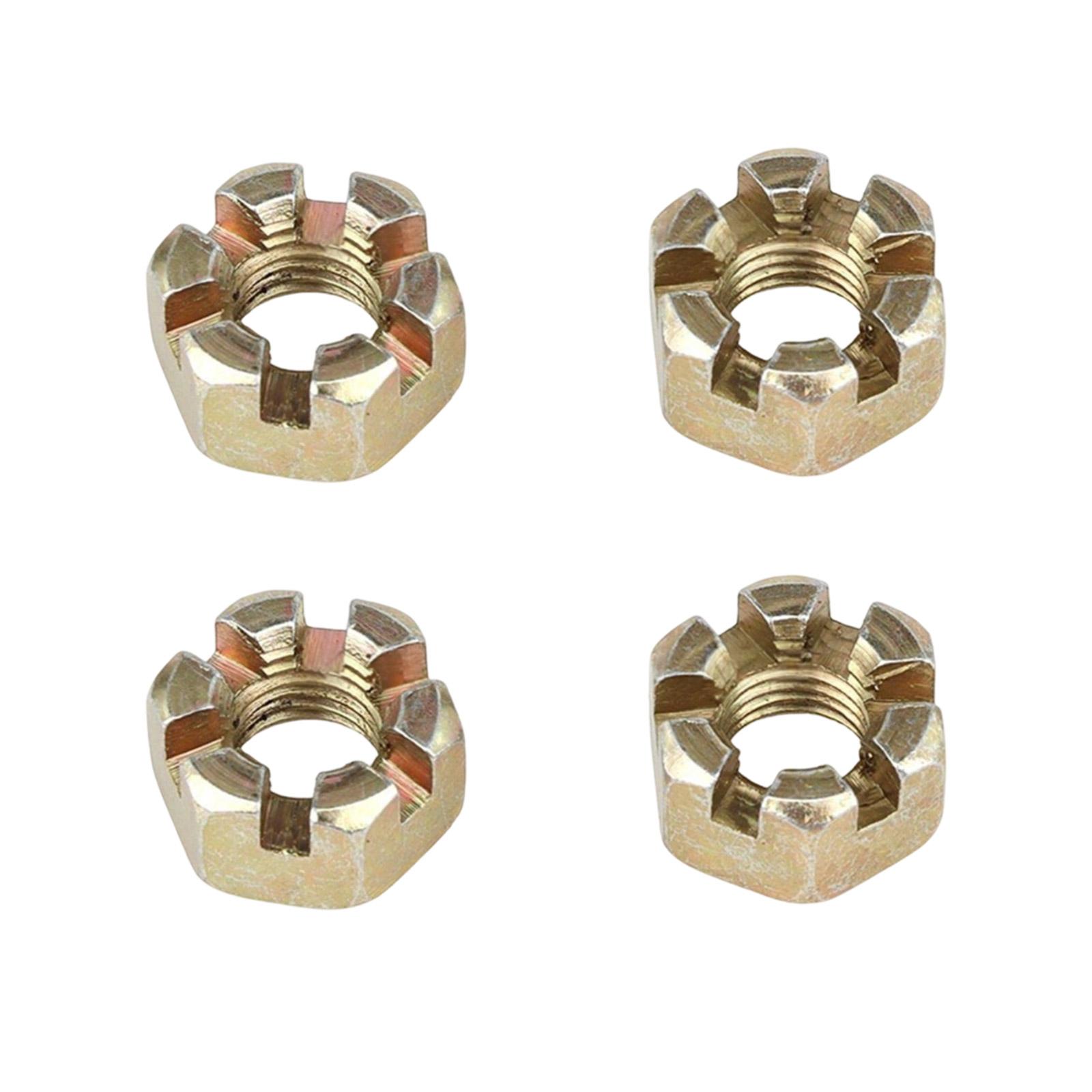

Upgrades Corrosion Resistant ATV Axles Nut High Strength Metal Secure Locking Mechanism Suitable for Off Road Bikes 18