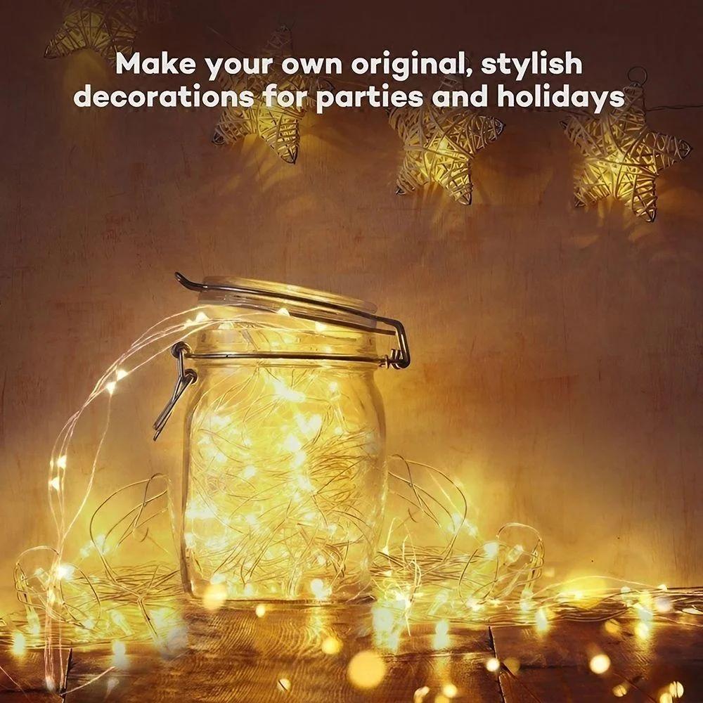 30M USB LED String Lights for Xmas Garland Party Wedding Home House Decoration Christmas Tree Flasher Fairy Lights Christmas holiday decor