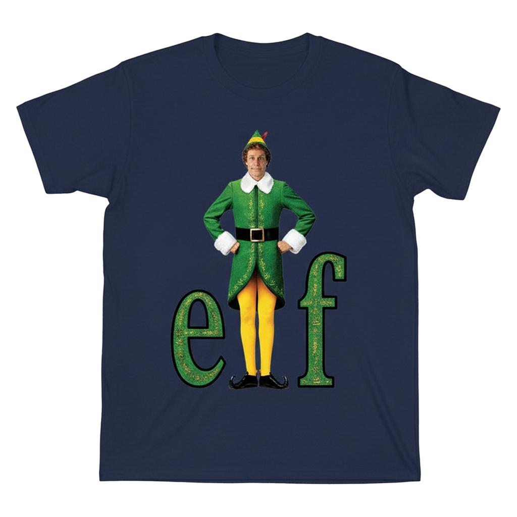 Elf Girls Buddy Logo Cotton T-Shirt