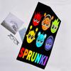 1pc SPRUNKI2 Beach Towel, Beach and Seaside Swimming Pool Equipment, Fashion Pattern, Rectangular, Travel Essentials