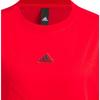 New Adidas FW23 Drop Shoulder Sleeve T Shirt Women's Light Scarlet IZ3139