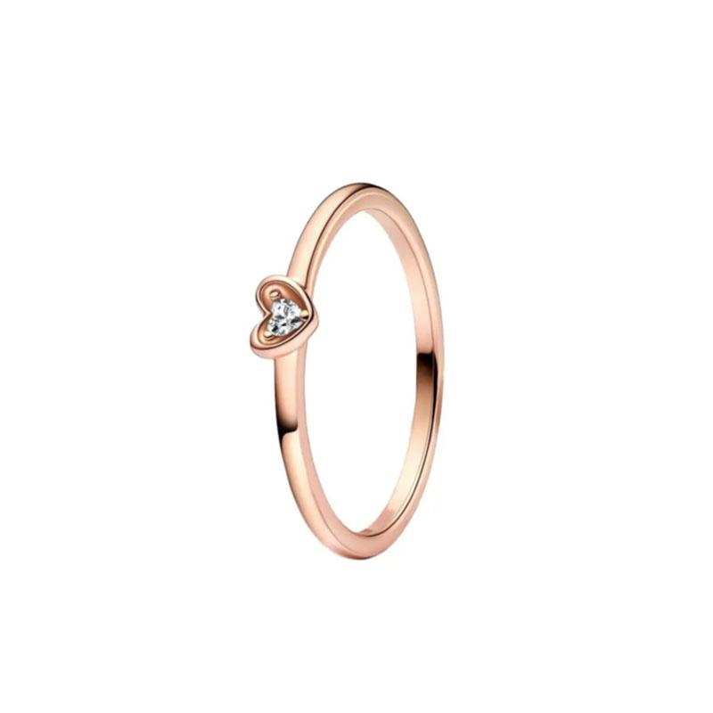 

Rose Gold Color Spring Daisy Flower Ring Rings Size 6 7 8 9 For 925 Silver Jewelry 6