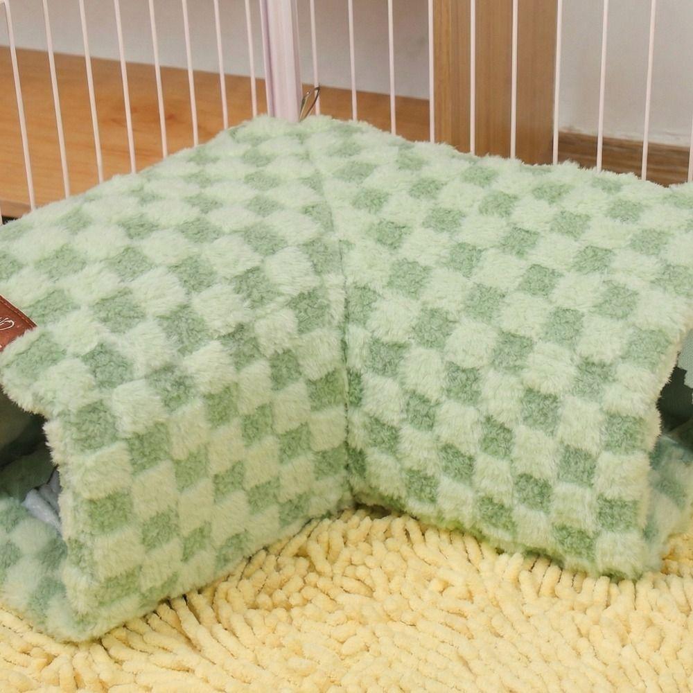 Warm Hamster Tunnel Nest Soft with Hook Hamster Shelter High Rebound Windproof Hamster Hiding House Cage Accessory
