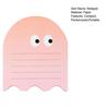 Ghost Shape Sticky Notepad Halloween Themed Memo Pads Adhesive Daily Planner