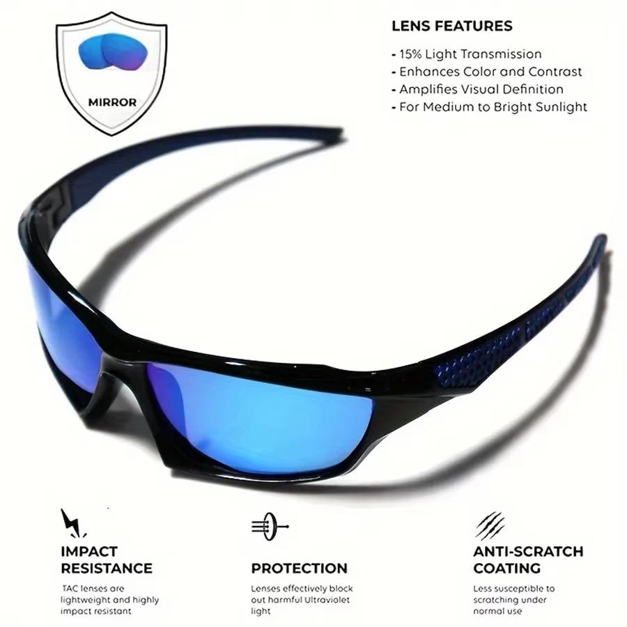High Definition Polarized Sunglasses for Men Women Outdoor Sport Fishing Sun Glasses UV400 Protection Driving Eyeglasses