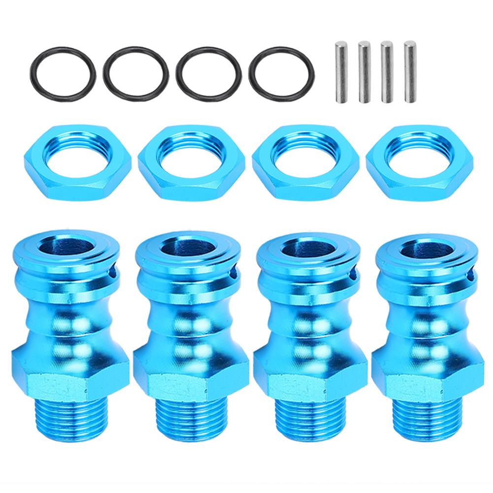 4pcs Aluminum Alloy 17mm Hex 23mm Wheel Extension Adapter for 1Celsius8 RC Car Model