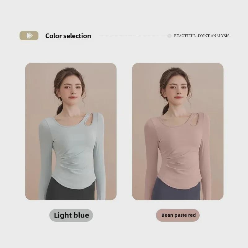 Youyou Women's Quick-Dry Yoga & Pilates Long Sleeve Tops - 2025 Collection