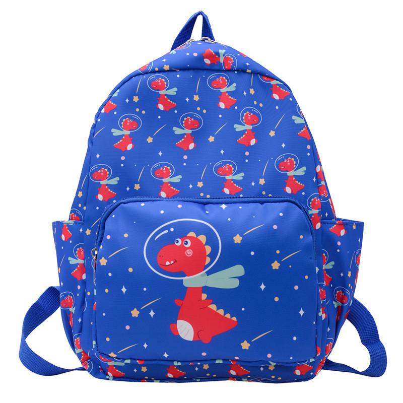Adorable 2024 Cartoon Print Toddler Backpack Breathable Nylon School Bag For Kids
