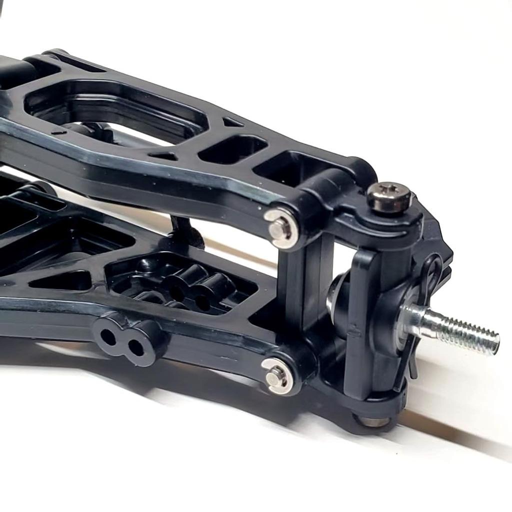 OP Parts Stainless Steel Shaft & Carbon Fiber Bridge Set (Full Set) for Tamiya Fighter NexGen (DT-04 Chassis)