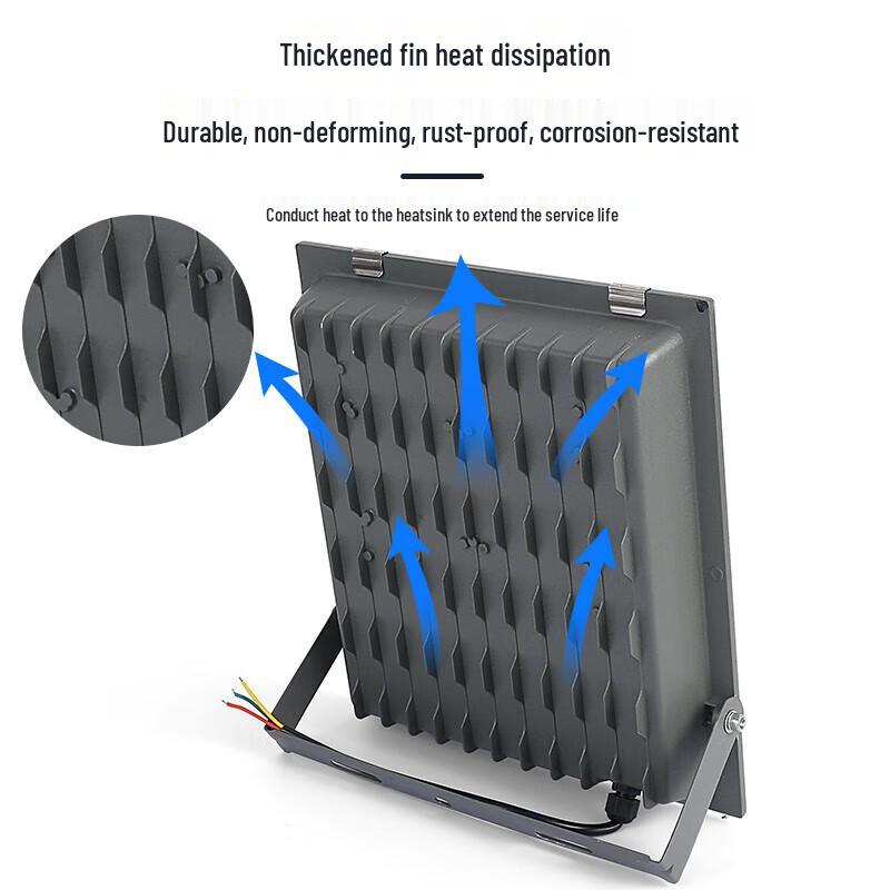 Jundingying 150W Outdoor Waterproof Billboard Floodlight with 100cm Arm