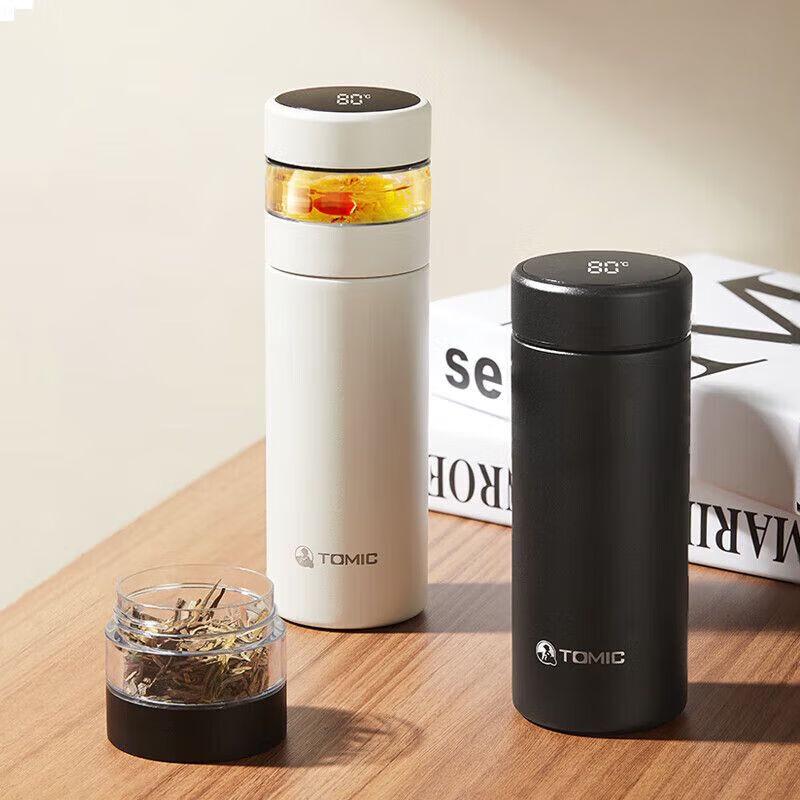 TOMIC Smart Temperature Display Tea Infuser Thermos