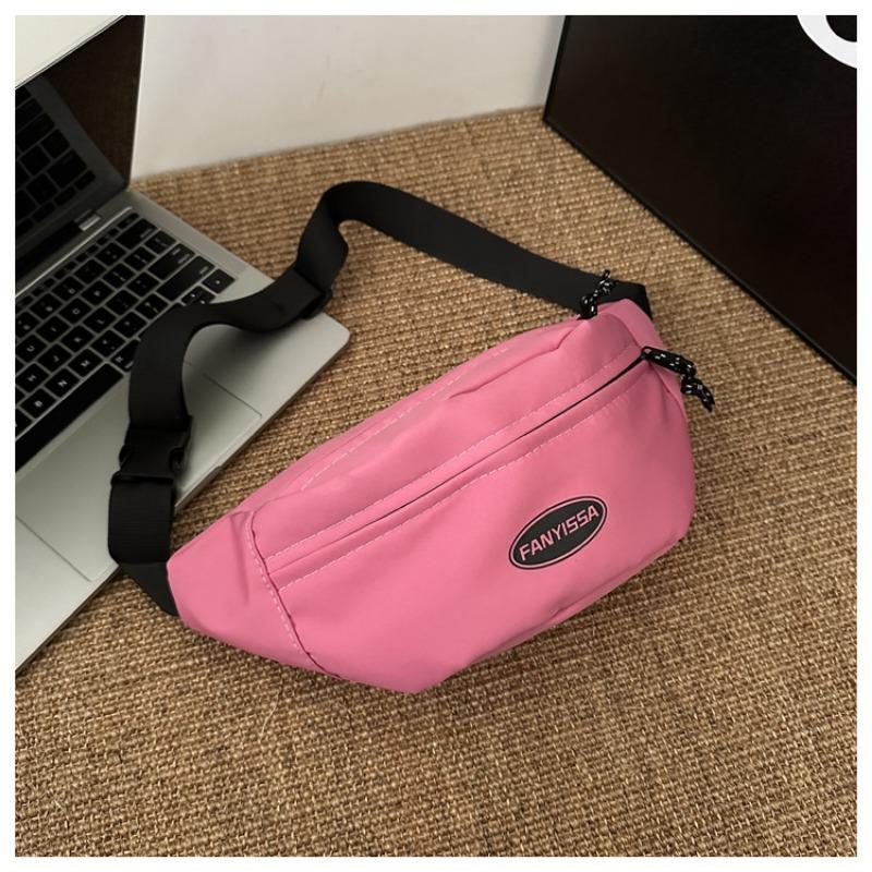 Mobile phone fanny pack trendy brand men's breast bag simple and lightweight shoulder small backpack women's leisure sports messenger bag men