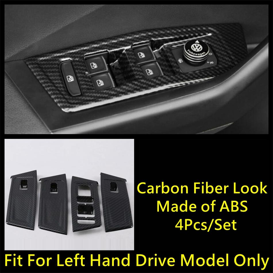 Window Lift Panel / Rear Tail Button / Center Control AC Air Panel Cover Trim Accessories For Volkswagen T-Roc T Roc 2018 - 2025