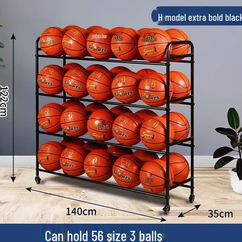 Portable Basketball Storage Rack