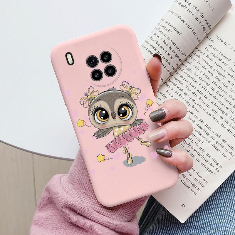 Flowers Funda For Honor 50 Lite Capa Phone Case Soft Silicone Leopard Print Cute Cat Bear Back Cover Shockproof For Honor 90 200