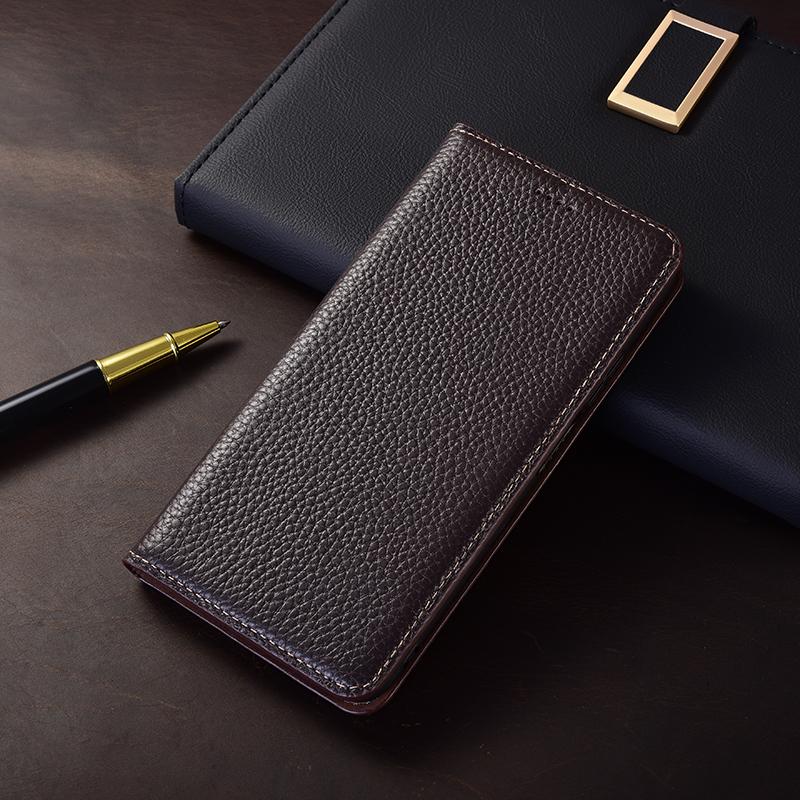 Litchi Patterned Phone Case for Honor X7 X7a X7b X7c X6 X6a X6b X6c X5 X5b Plus 4G 5G Flip Book Cover Wallet