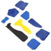 9pcs Set Silicone Sealant Remover Glass Scraper Grout Caulking Finishing Cleaning Tool Kit