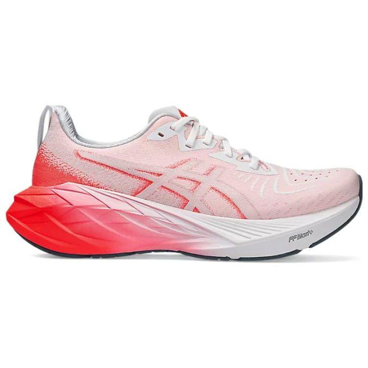 Asics Hakaone Ekiden x  Novablast 4 White Sunrise Red Women Sneakers 1012B650-100