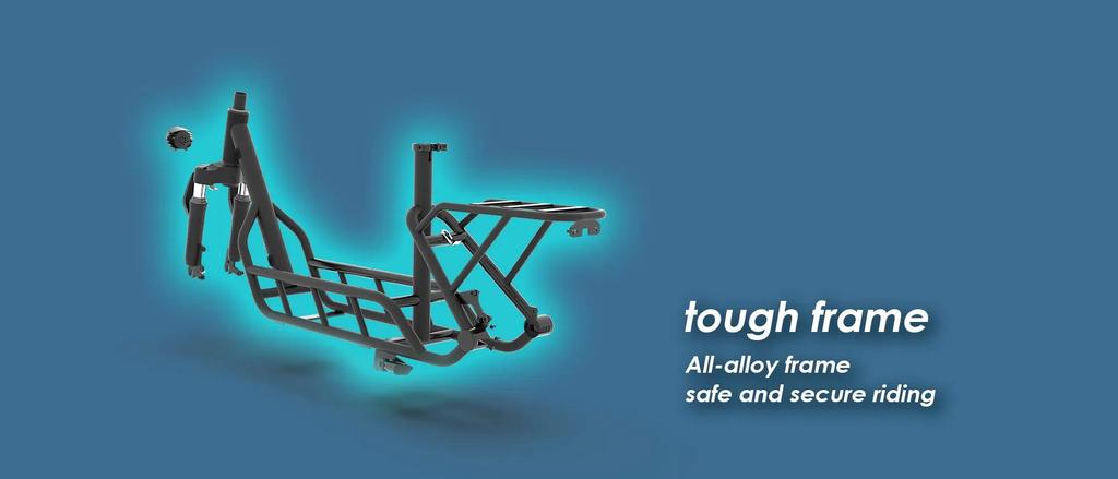 KuKirin C1 Pro 500W Electric Commuter Scooter, 26Ah Battery, 100km Range, Foldable Design