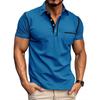 Camisas polo masculinas de verão, manga curta, absorventes de umidade, camisas casuais com gola, camisetas de golfe, leves, com botões, slim fit, polos, tops para homens