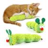 Haustier Plüschkissen reizt Katzenlangeweile Katze Selbst-Hi-Spielzeug Gallapfel interaktiv kratzfest und bissfest Raupenspielzeug