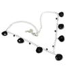 Black Spinel Gemstone Handmade 925 Sterling Silver Jewelry Necklace 22" GK-964