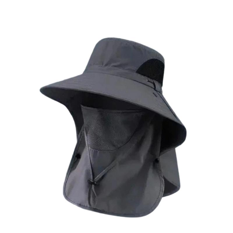 Camping Mesh Breathable Sun Hat Wide Brims Sun Protections Cap Mountaineering Cap Large Fisherman Hat Bucket Outdoor
