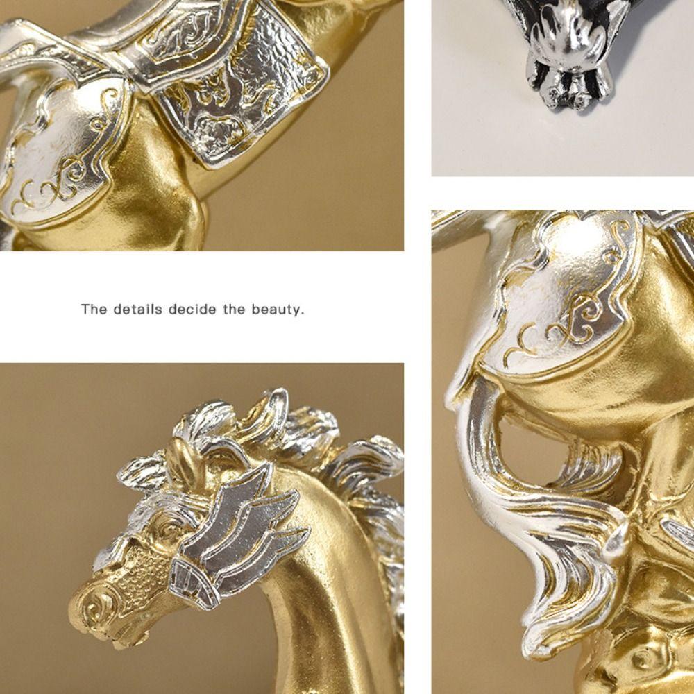 Art Horse Ornament Handicraft Animal Sculpture Micro Landscape Miniatures Figurine  Living Room