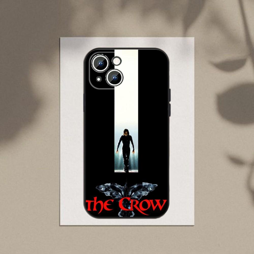 Thriller T-THE-C-CROWS  Phone Case For Apple iPhone 15,14,13,12,11,XS,XR,X,8,7,Pro,Max,Plus,mini Silicone Black Cover