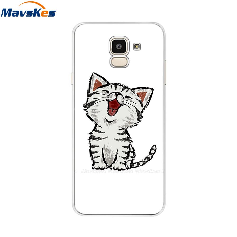 For Samsung Galaxy J6 2018 Case Soft TPU Silicone Back Cover sFor Coque Fundas Samsung J6 2018 J6 Plus 2018 Soft Phone Cases