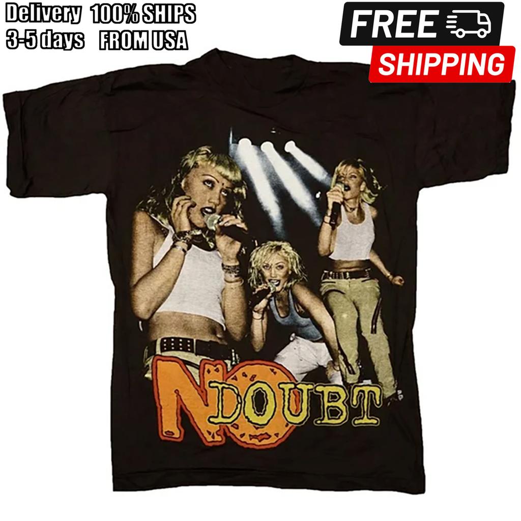 Gwen Stefani Mitglied Band No Doubt Schwarz Alle Größen T-Shirt Erwachsene PP279
