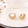 Rose Latest Fancy Stylish Copper Zircon Bali Earrings for Women and Girls