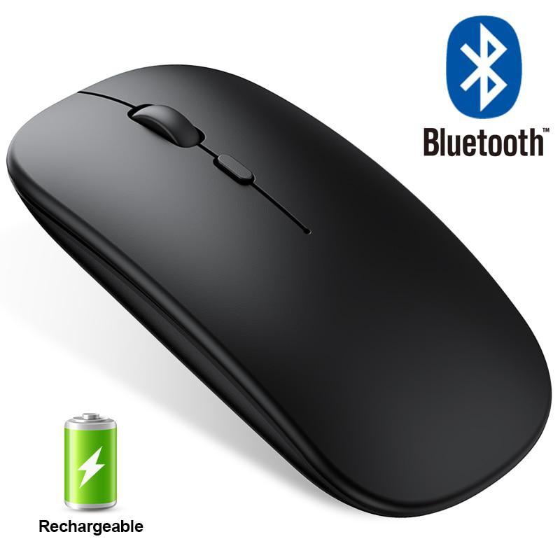 Wireless Mouse With LED Backlit USB Rechargeable Bluetooth-compatible RGB  Silent Gaming Mouse For ipad Laptop MacBook Mause Game