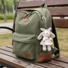 Bowknot Drooping Ear Rabbit Pendant Plush Stuffed Bag Hanging Pendant  Bag Backpack Decor