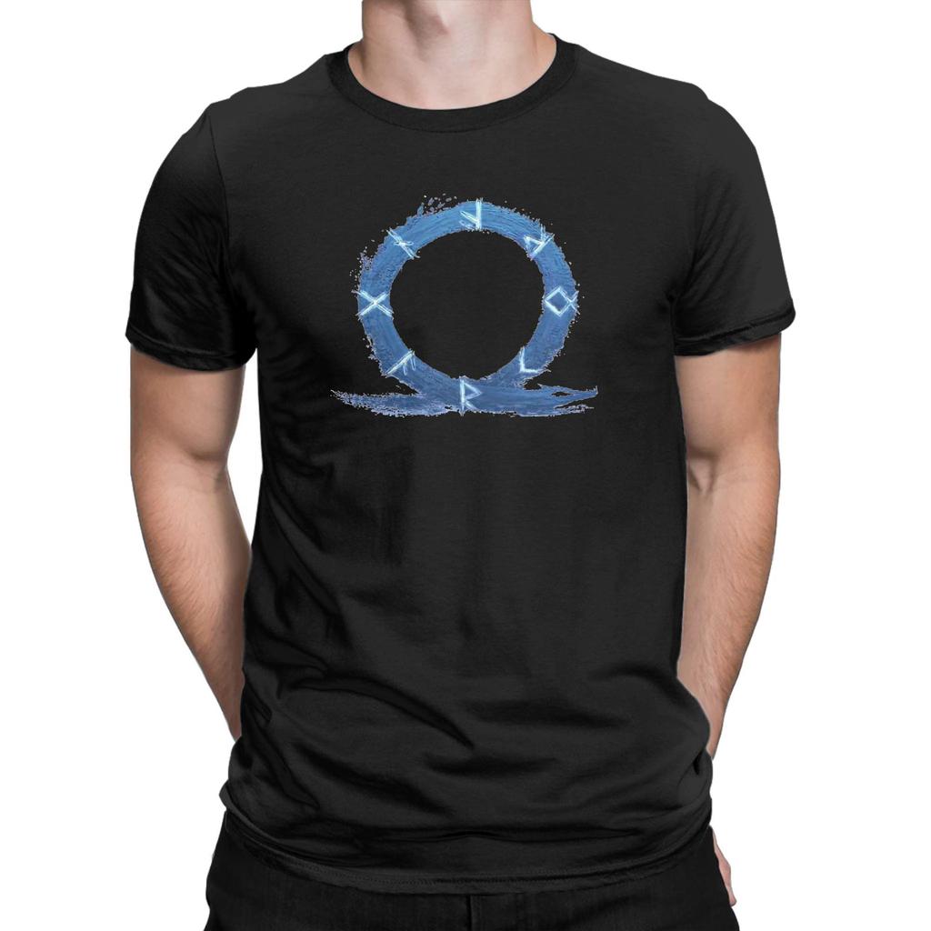 God Of War T-Shirt Summer  Cotton T Shirts For Men Harajuku Loose Tshirt Short-Sleeve Y2K Casual Tops