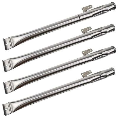 4PCS BBQ Burners Replacement Tubes Nonrust Steel Suitable With Multiple Grills Models Enhancing Heat Distribution Outdoor Cooking