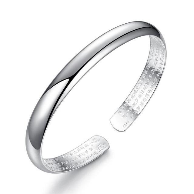 Fashion Vintage 925 Stamp Ασημένια βραχιόλια Κοσμήματα Ασημένια βραχιόλια και βραχιόλια για γυναίκες Srebrna Bransoletka Pulsera De Plata