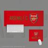 High quality leather non-slip mouse pad oversized office keyboard pad book table mat football fan supplies gift premier league arsenal gunner henry