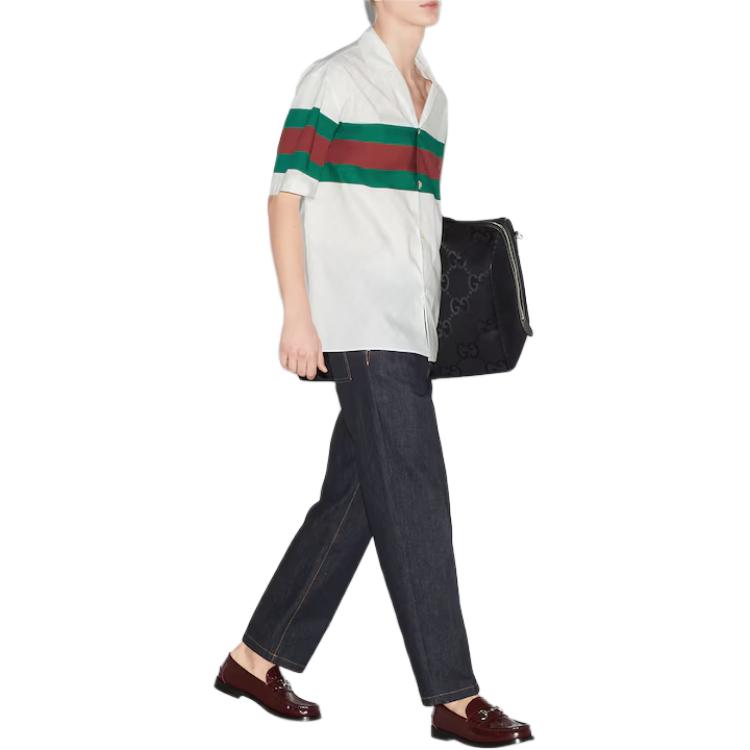 Gucci Jeans Men's Dark Blue Moderate Straight Fit Pants 788789-XDCY9-4100